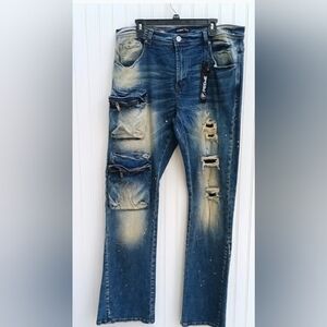 Preme Jeans Sz 40x36 Color: Indigo